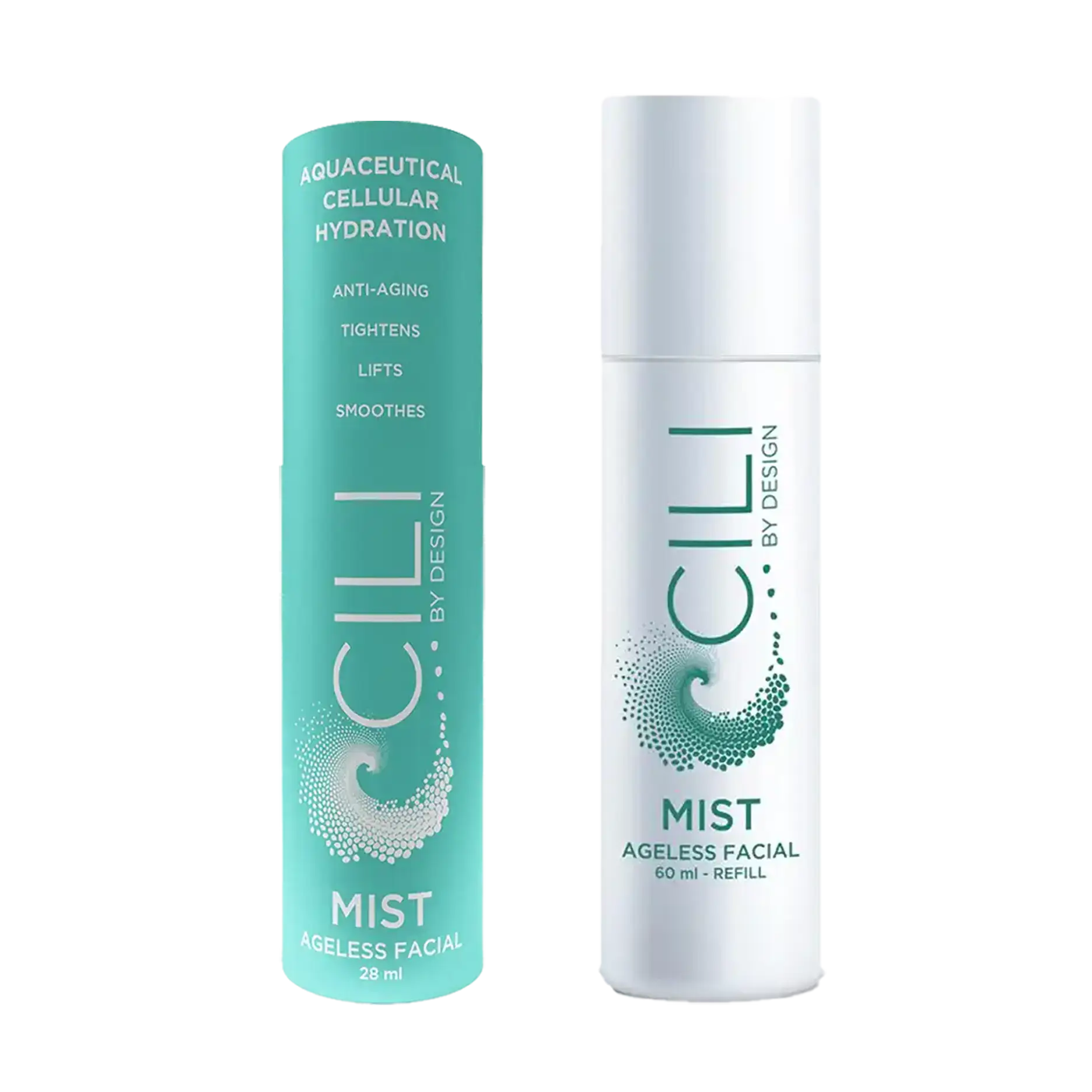 Produktbild für Combo vom Drehspray und dem Cilie Ageless Facias Mist Nachfüller