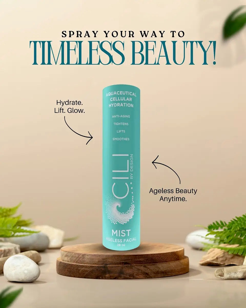 Cili Facial Drehspray & Cili Ageless Facial Mist 60ml